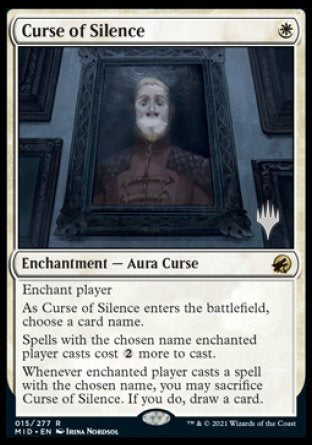Curse of Silence (Promo Pack) [Innistrad: Midnight Hunt Promos] | Mindsight Gaming