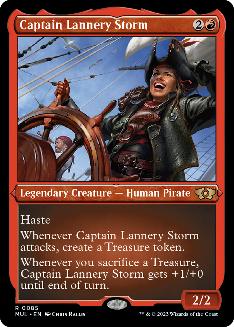 Captain Lannery Storm (Foil Etched) [Multiverse Legends] | Mindsight Gaming