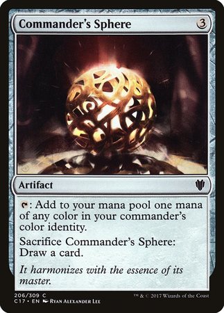 Commander's Sphere [Commander 2017] | Mindsight Gaming
