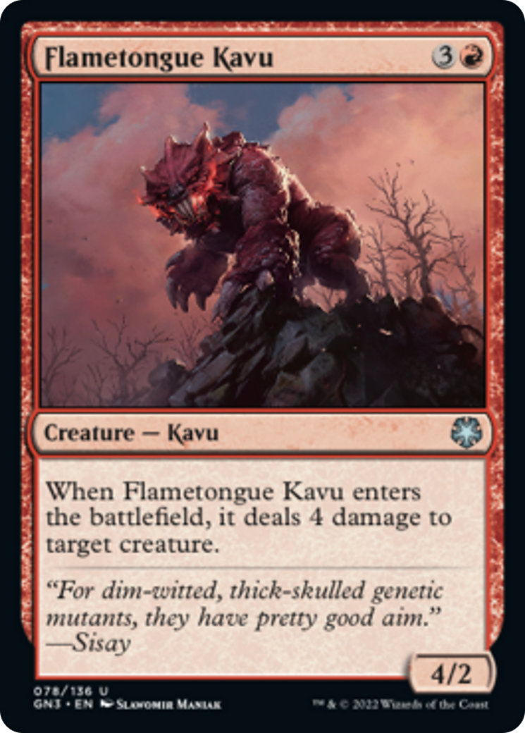 Flametongue Kavu [Game Night: Free-for-All] | Mindsight Gaming