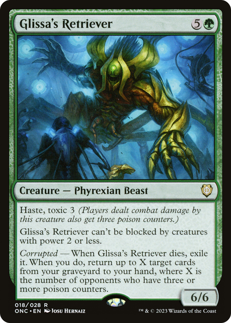 Glissa's Retriever [Phyrexia: All Will Be One Commander] | Mindsight Gaming