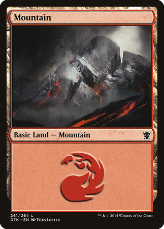 Mountain (261) [Dragons of Tarkir] | Mindsight Gaming