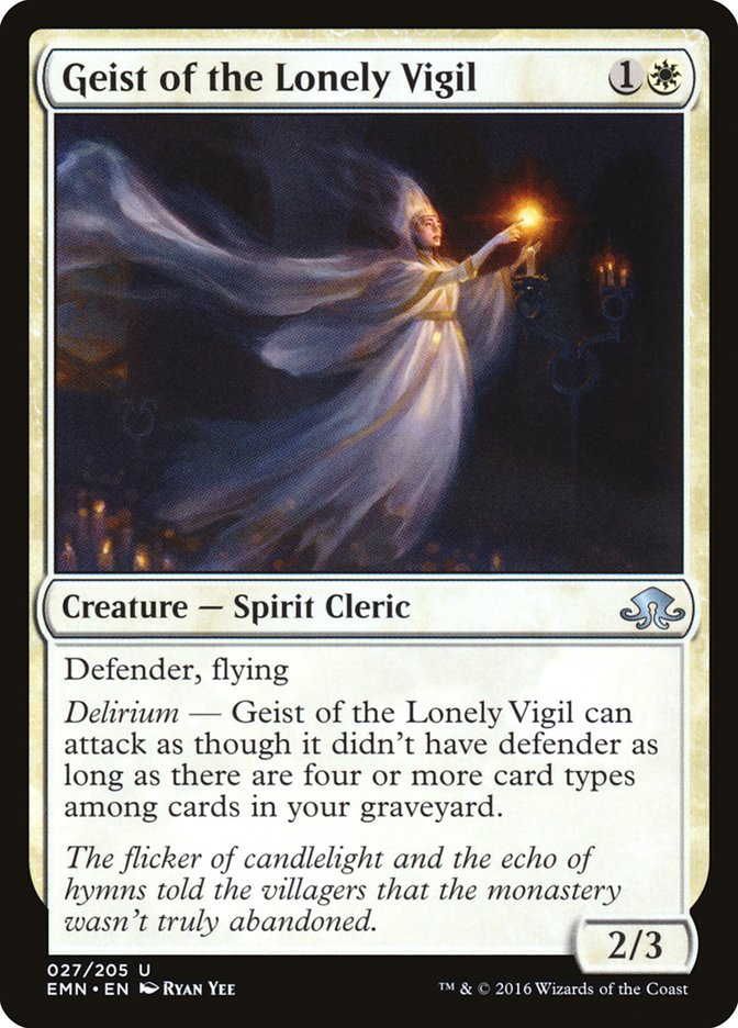 Geist of the Lonely Vigil [Eldritch Moon] | Mindsight Gaming