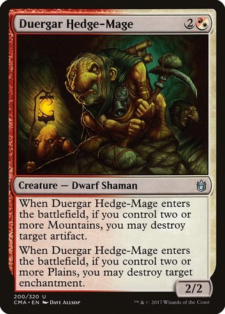 Duergar Hedge-Mage [Commander Anthology] | Mindsight Gaming