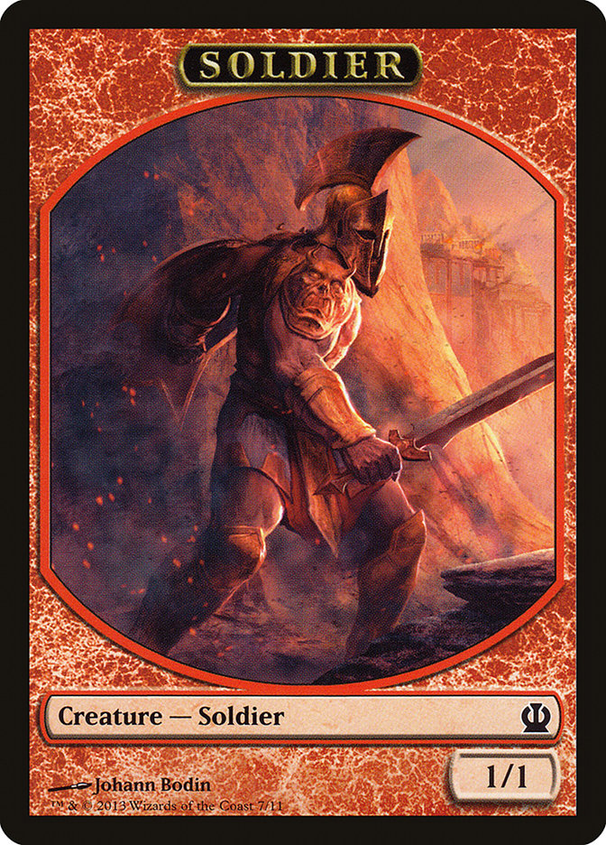 Soldier (7/11) [Theros Tokens] | Mindsight Gaming