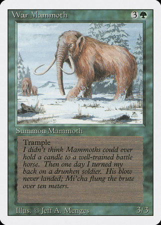War Mammoth [Revised Edition] | Mindsight Gaming