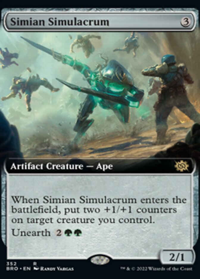 Simian Simulacrum (Extended Art) [The Brothers' War] | Mindsight Gaming