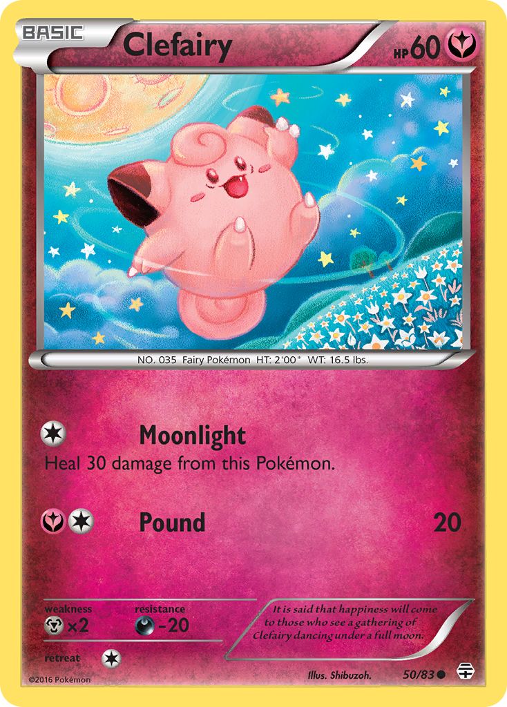 Clefairy (50/83) [XY: Generations] | Mindsight Gaming