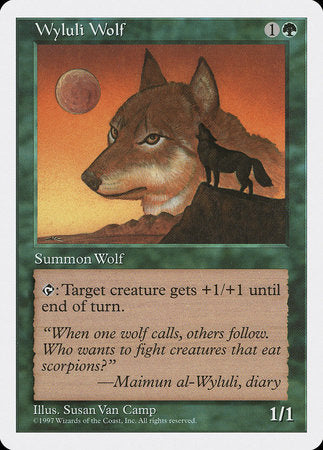 Wyluli Wolf [Fifth Edition] | Mindsight Gaming