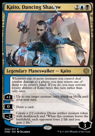 Kaito, Dancing Shadow (Promo Pack) [Phyrexia: All Will Be One Promos] | Mindsight Gaming