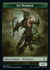 Elf Warrior // Wurm Double-sided Token [Streets of New Capenna Commander Tokens] | Mindsight Gaming