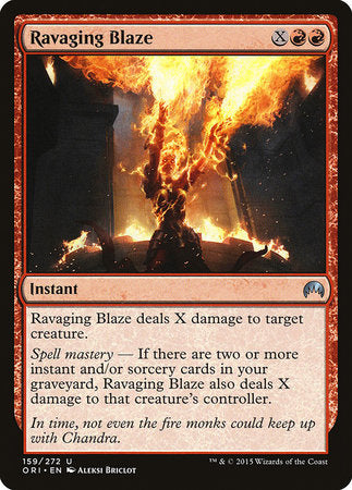 Ravaging Blaze [Magic Origins] | Mindsight Gaming