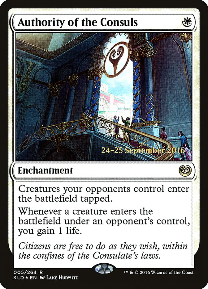Authority of the Consuls  [Kaladesh Prerelease Promos] | Mindsight Gaming
