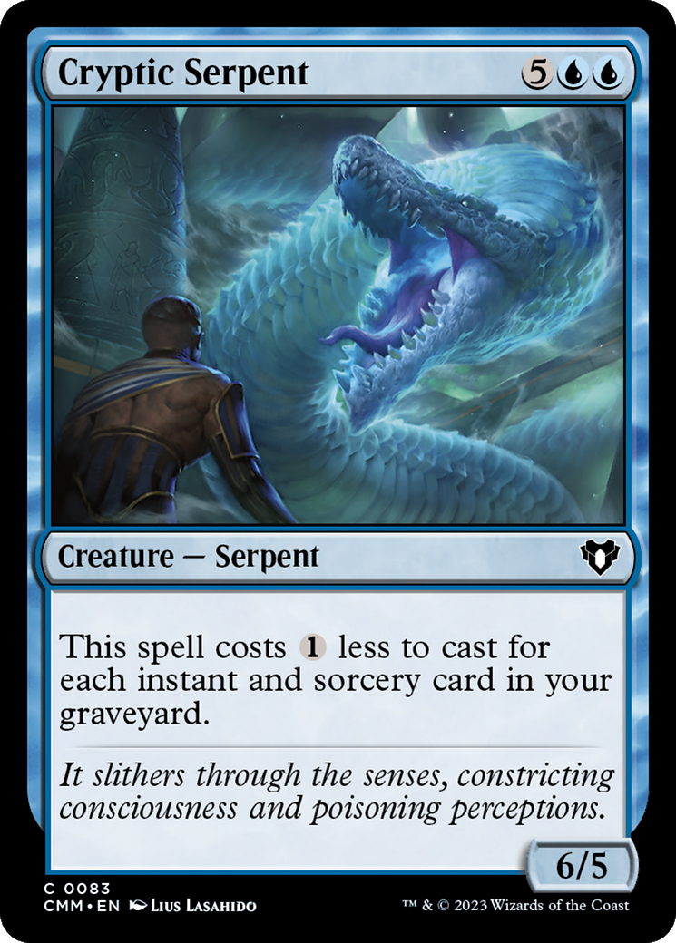 Cryptic Serpent [Commander Masters] | Mindsight Gaming