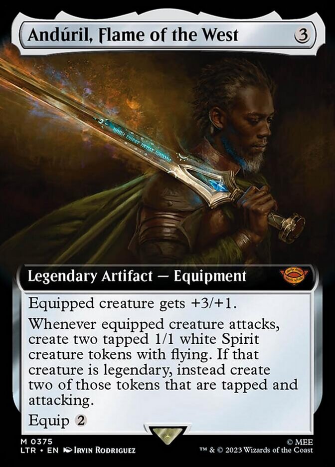 Anduril, Flame of the West (Extended Art) [The Lord of the Rings: Tales of Middle-Earth] | Mindsight Gaming