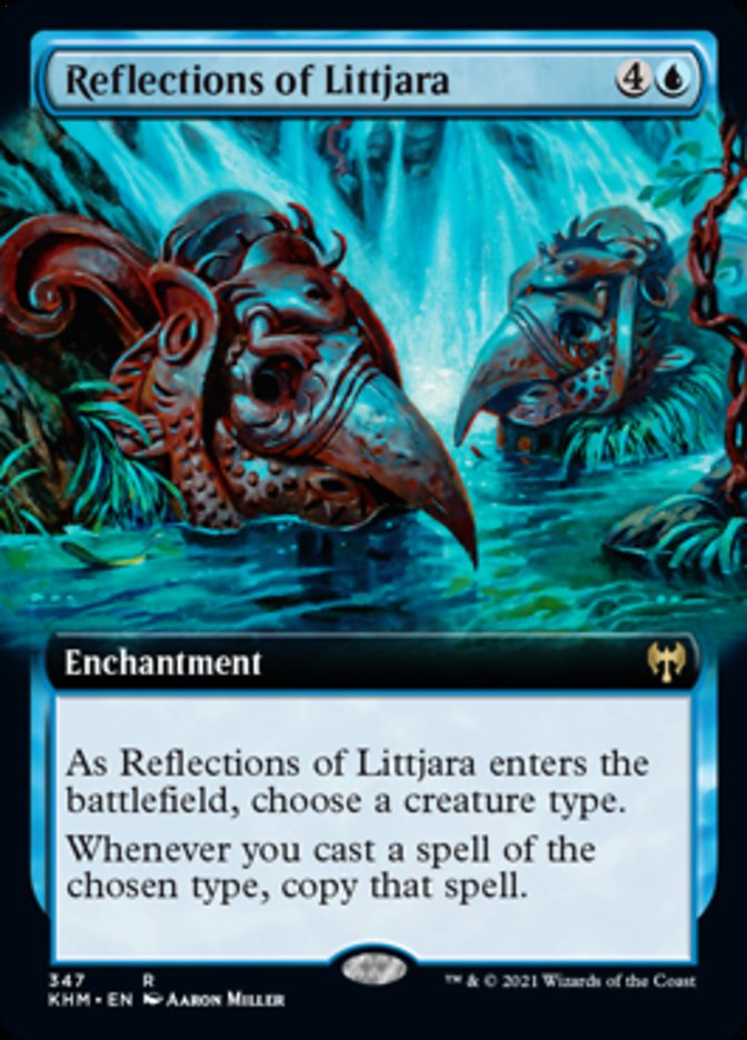 Reflections of Littjara (Extended Art) [Kaldheim] | Mindsight Gaming