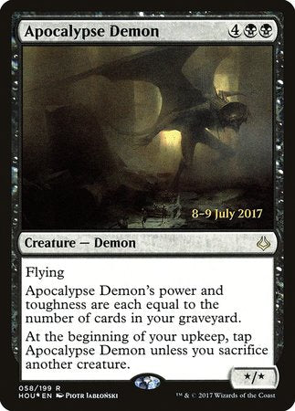Apocalypse Demon [Hour of Devastation Promos] | Mindsight Gaming