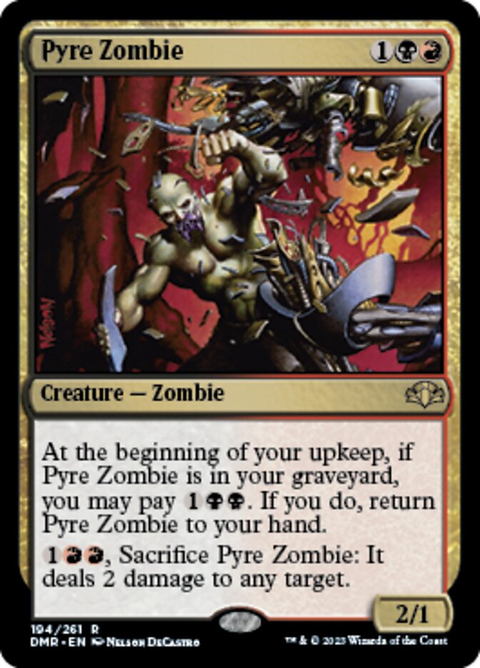 Pyre Zombie [Dominaria Remastered] | Mindsight Gaming