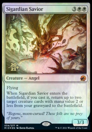 Sigardian Savior [Innistrad: Midnight Hunt Prerelease Promos] | Mindsight Gaming