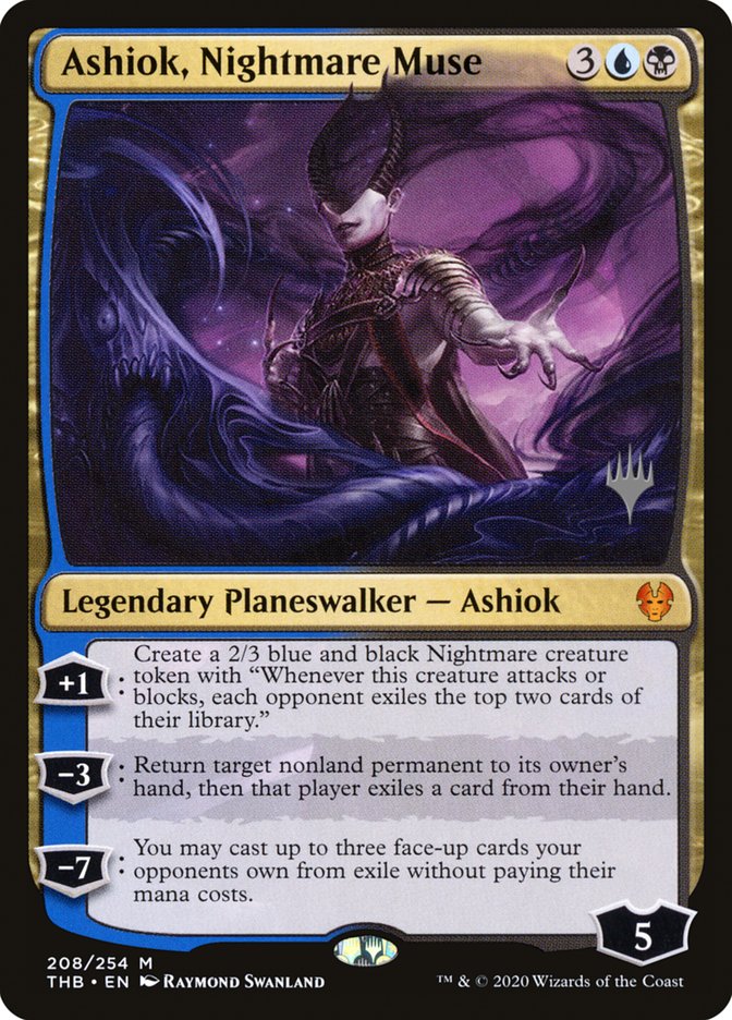 Ashiok, Nightmare Muse (Promo Pack) [Theros Beyond Death Promos] | Mindsight Gaming
