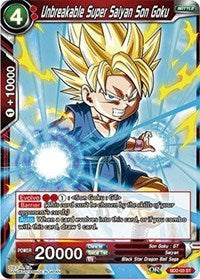 Unbreakable Super Saiyan Son Goku [SD2-03] | Mindsight Gaming