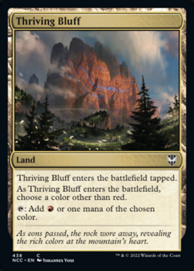 Thriving Bluff [Streets of New Capenna Commander] | Mindsight Gaming