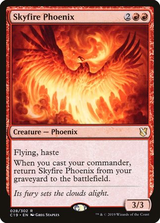 Skyfire Phoenix [Commander 2019] | Mindsight Gaming