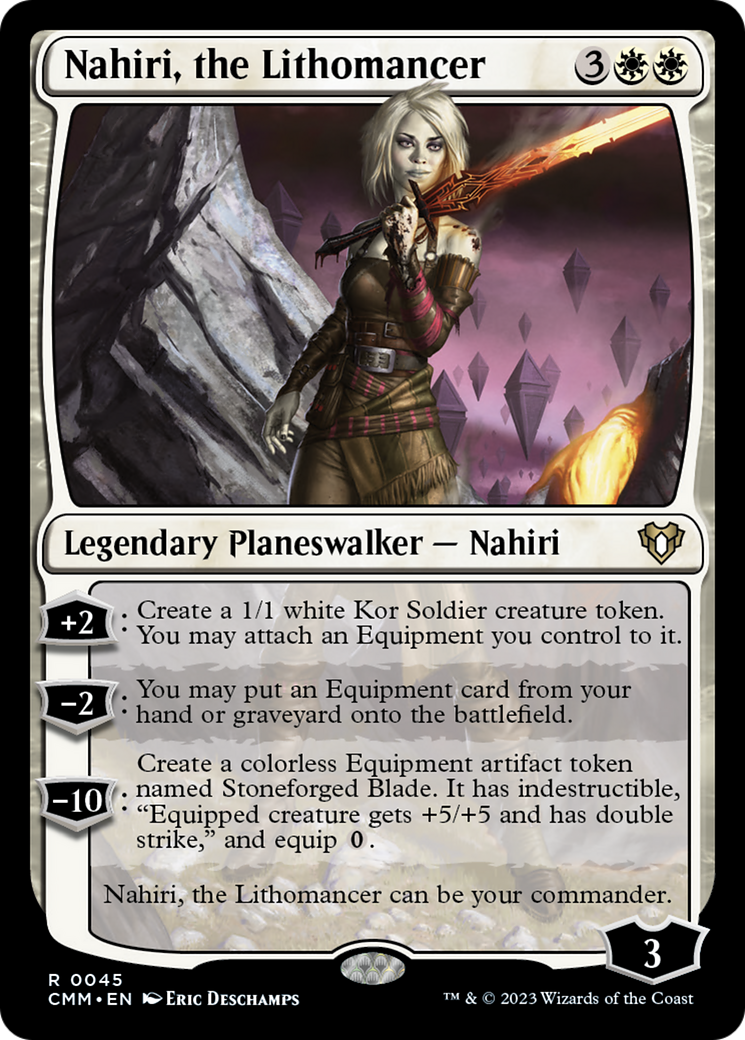 Nahiri, the Lithomancer [Commander Masters] | Mindsight Gaming