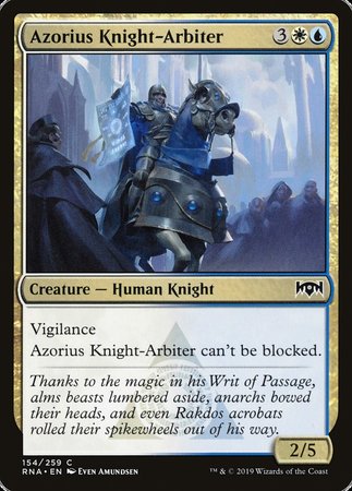 Azorius Knight-Arbiter [Ravnica Allegiance] | Mindsight Gaming
