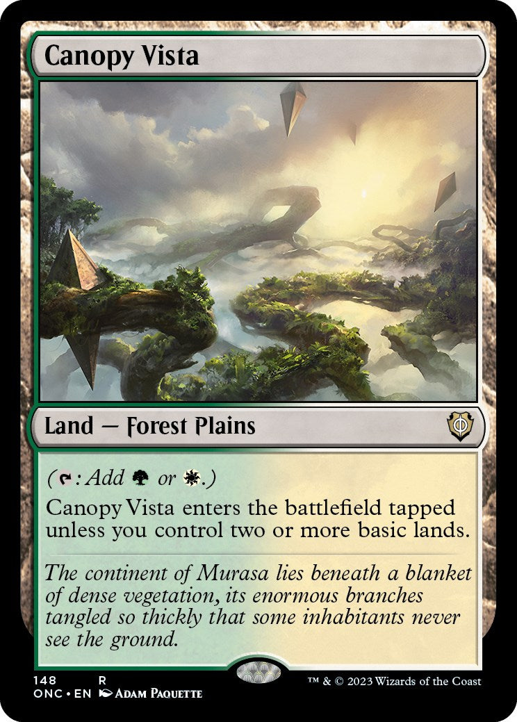 Canopy Vista [Phyrexia: All Will Be One Commander] | Mindsight Gaming