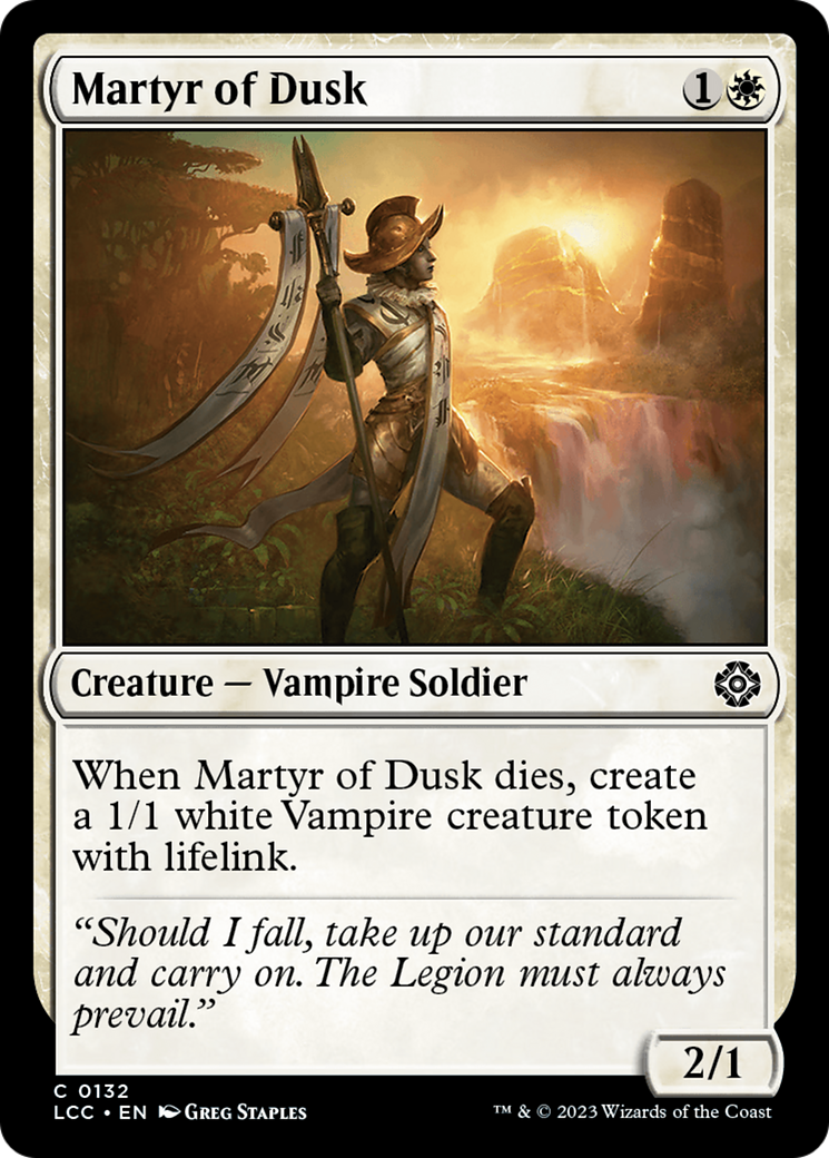 Martyr of Dusk [The Lost Caverns of Ixalan Commander] | Mindsight Gaming