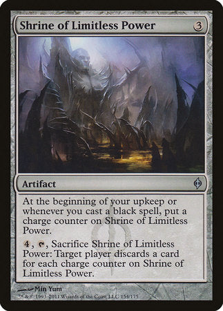 Shrine of Limitless Power [New Phyrexia] | Mindsight Gaming