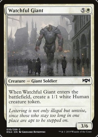 Watchful Giant [Ravnica Allegiance] | Mindsight Gaming