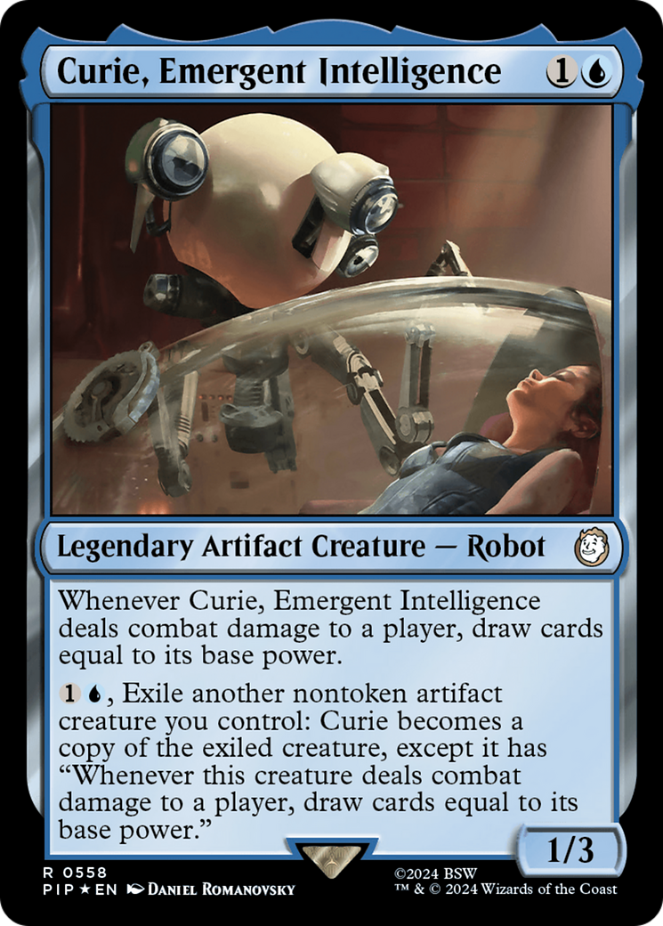 Curie, Emergent Intelligence (Surge Foil) [Fallout] | Mindsight Gaming