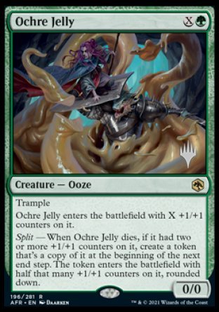 Ochre Jelly (Promo Pack) [Dungeons & Dragons: Adventures in the Forgotten Realms Promos] | Mindsight Gaming
