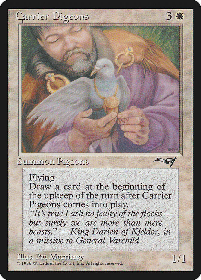 Carrier Pigeons (Holding Pigeon) [Alliances] | Mindsight Gaming