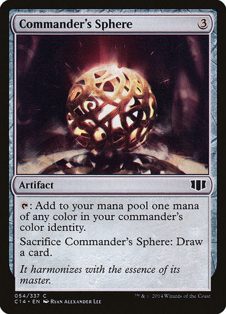 Commander's Sphere [Commander 2014] | Mindsight Gaming