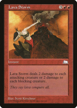 Lava Storm [Weatherlight] | Mindsight Gaming