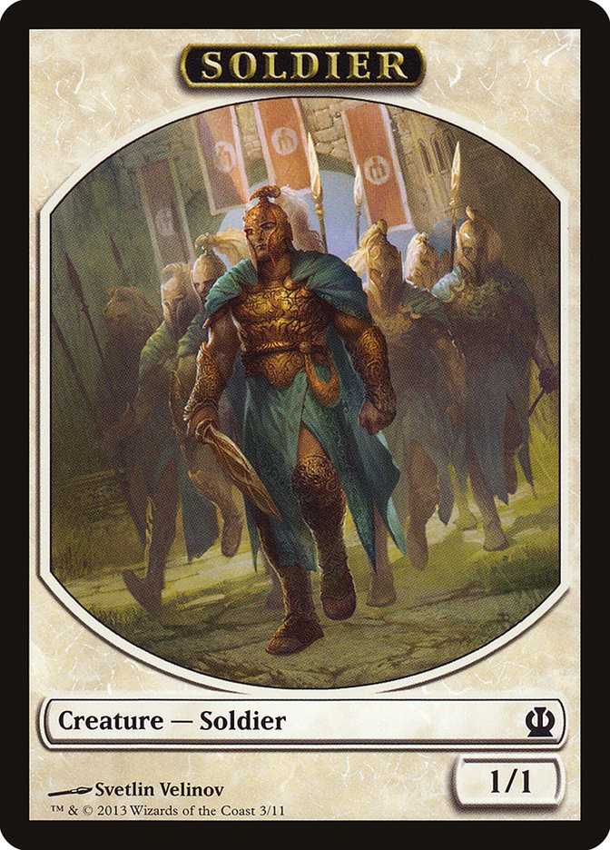 Soldier (3/11) [Theros Tokens] | Mindsight Gaming