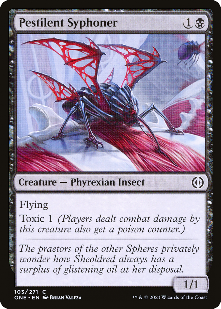 Pestilent Syphoner [Phyrexia: All Will Be One] | Mindsight Gaming