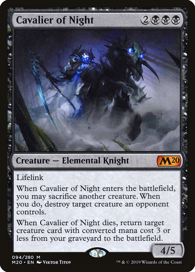 Cavalier of Night [Core Set 2020] | Mindsight Gaming