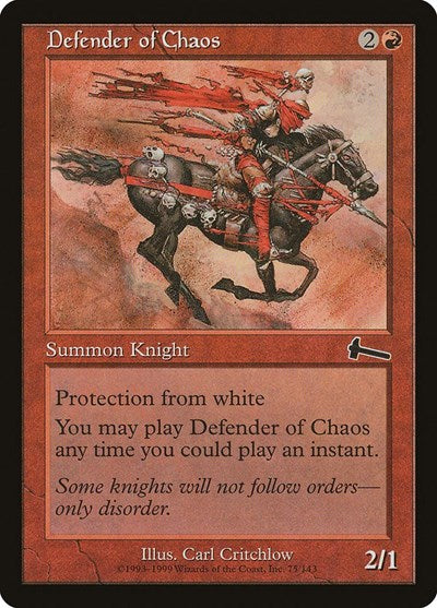 Defender of Chaos [Urza's Legacy] | Mindsight Gaming