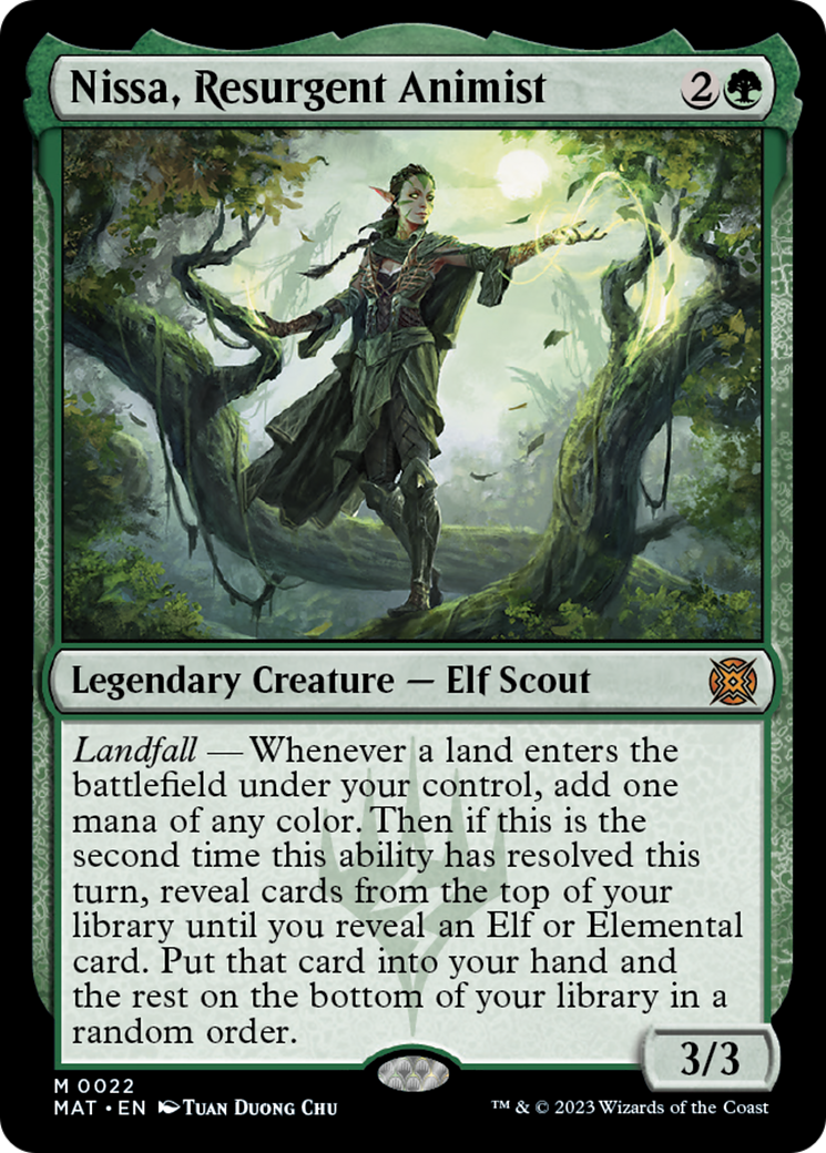 Nissa, Resurgent Animist [March of the Machine: The Aftermath] | Mindsight Gaming