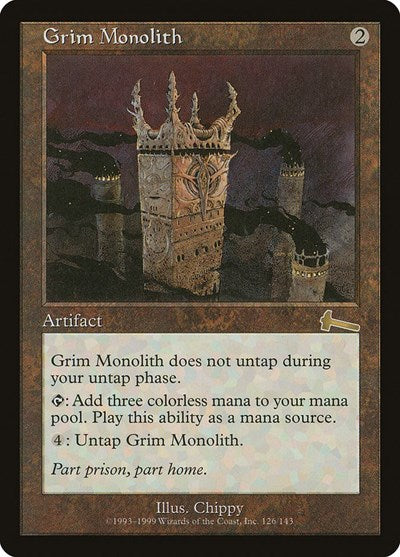 Grim Monolith [Urza's Legacy] | Mindsight Gaming