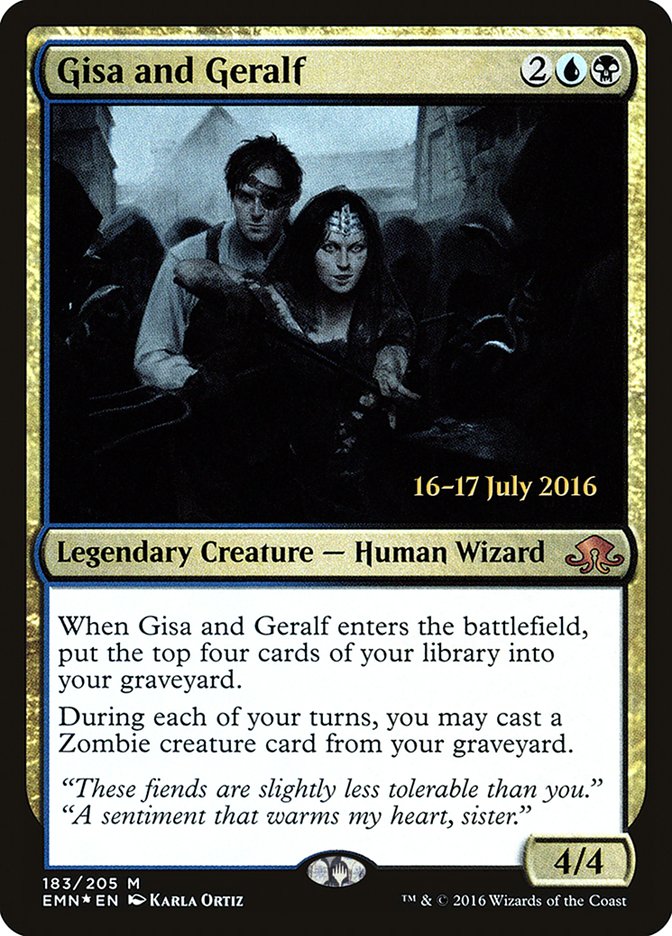 Gisa and Geralf  [Eldritch Moon Prerelease Promos] | Mindsight Gaming