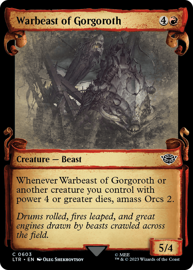 Warbeast of Gorgoroth [The Lord of the Rings: Tales of Middle-Earth Showcase Scrolls] | Mindsight Gaming