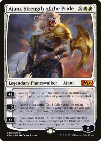Ajani, Strength of the Pride [Core Set 2020 Promos] | Mindsight Gaming