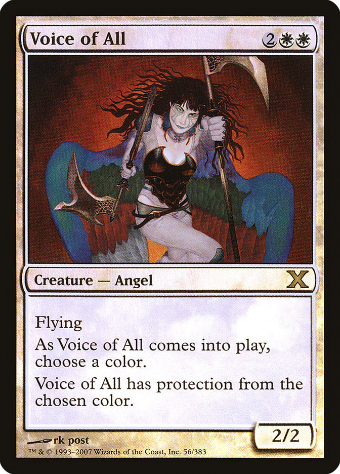 Voice of All (Premium Foil) [Tenth Edition] | Mindsight Gaming