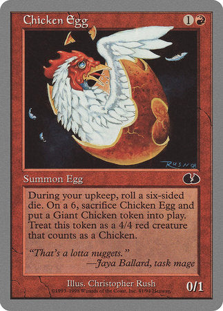 Chicken Egg [Unglued] | Mindsight Gaming