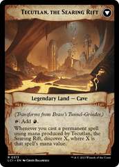 Brass's Tunnel-Grinder // Tecutlan, The Searing Rift (Extended Art) [The Lost Caverns of Ixalan] | Mindsight Gaming
